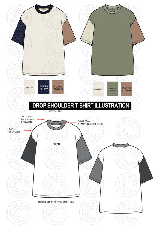 Drop Shoulder T-Shirt