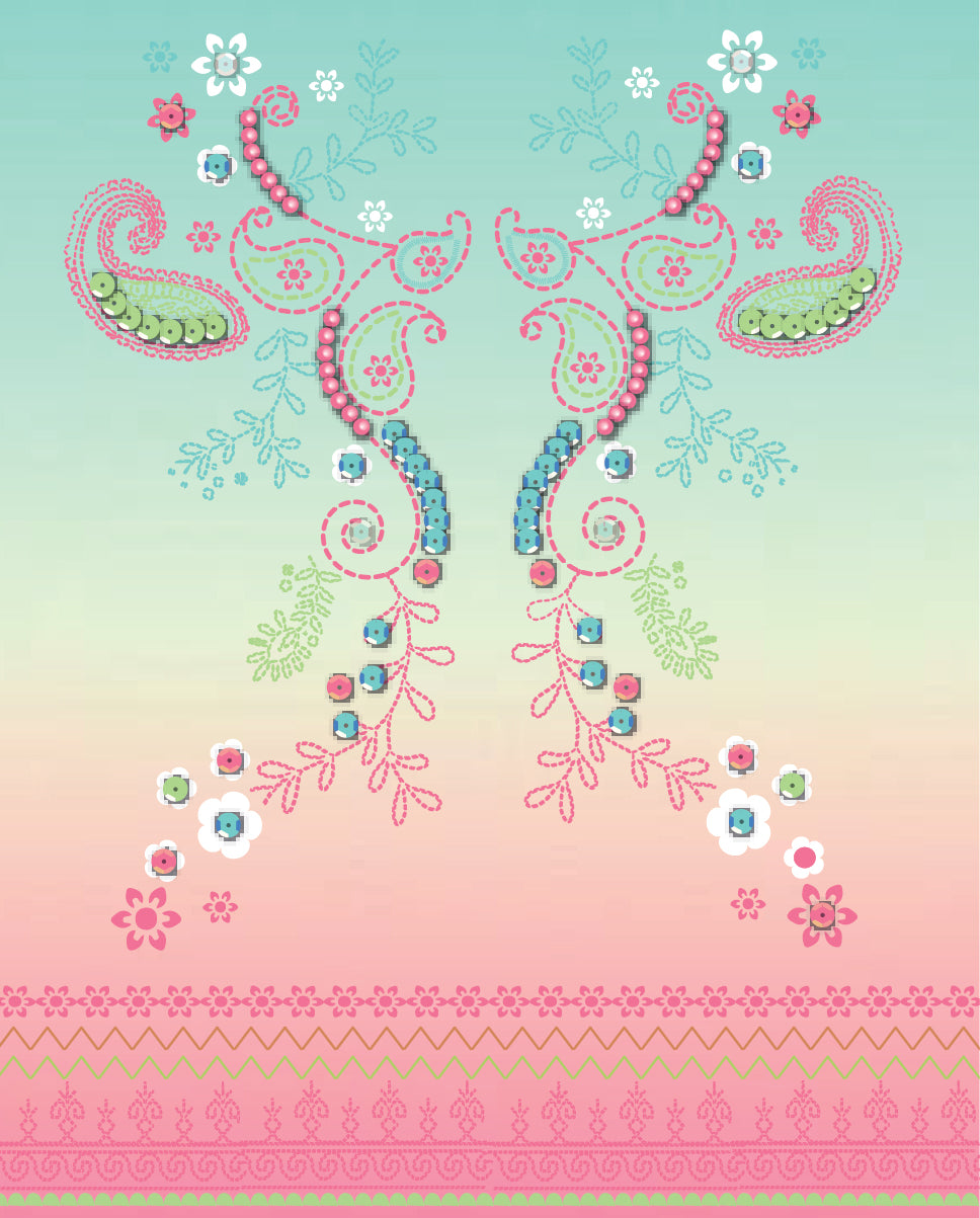 Ethnic Print Designs Vector Illustration