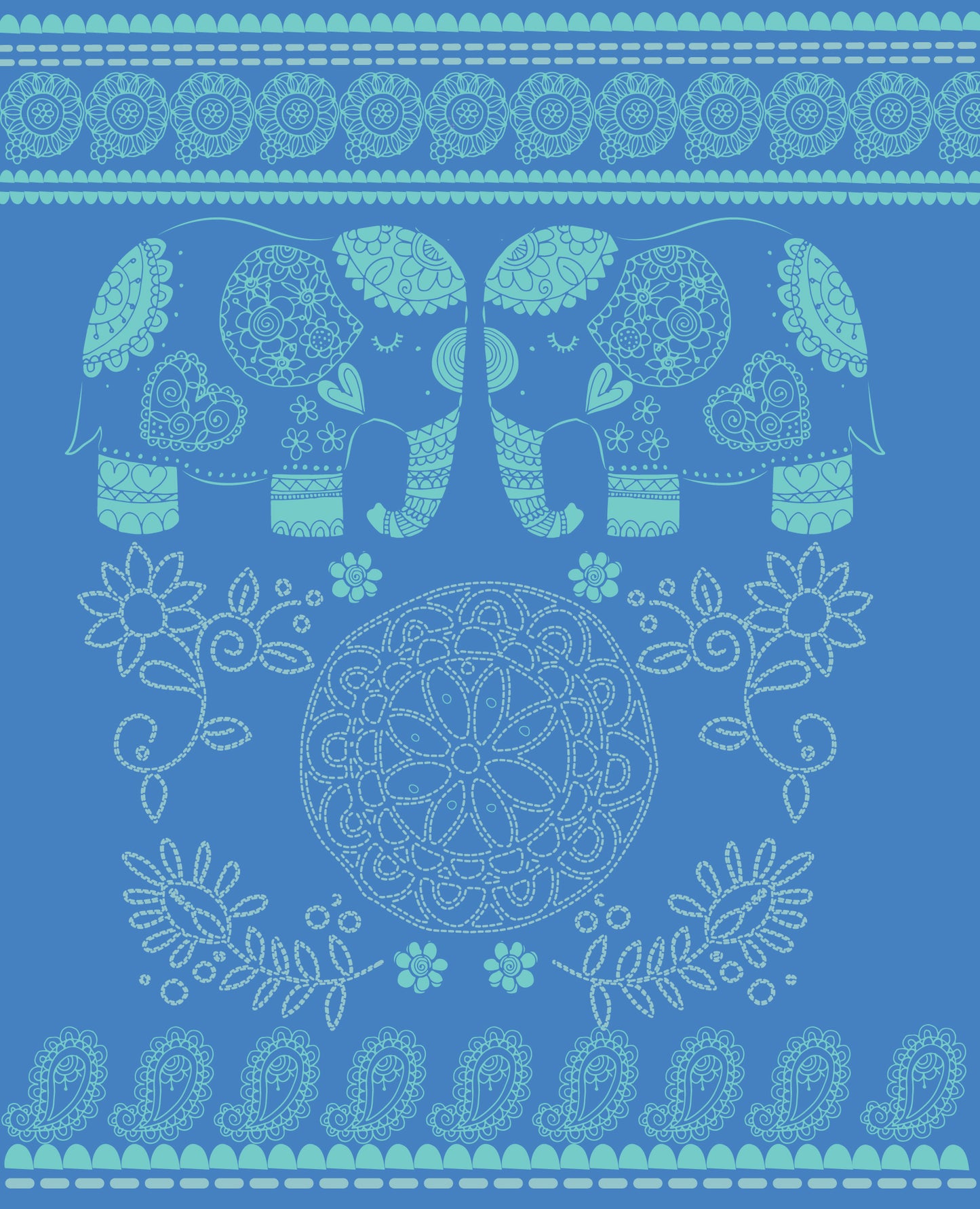 Ethnic Print Designs Vector Illustration