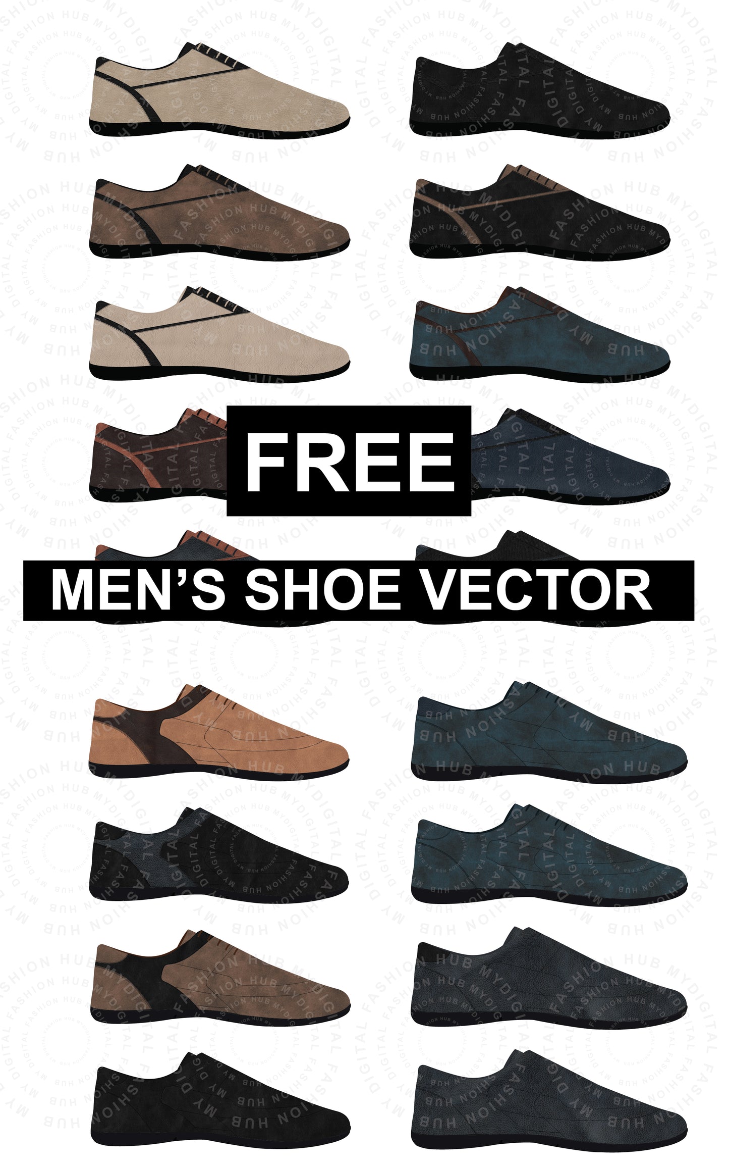 FREE Men’s Shoe Vector