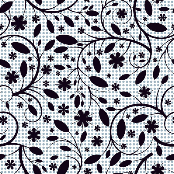 FLORAL PRINT PATTERN VECTOR ILLUSTRATION (26 DIFFERENT PATTERNS ILLUSTRATIONS)