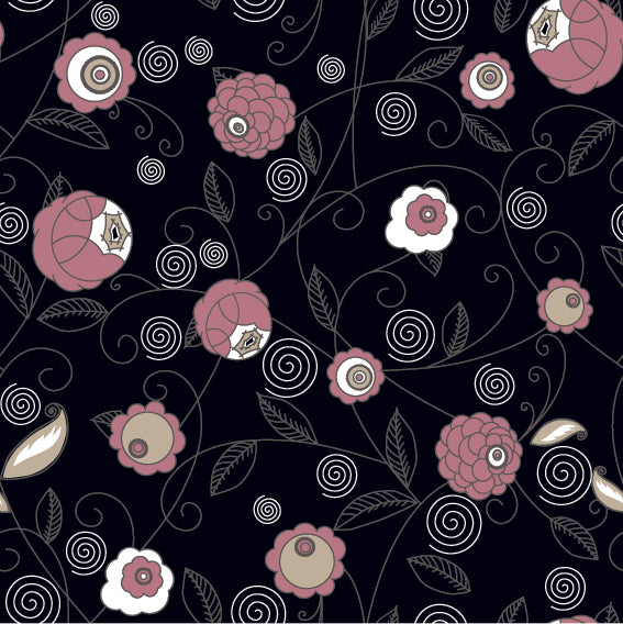 FLORAL PRINT PATTERN VECTOR ILLUSTRATION (26 DIFFERENT PATTERNS ILLUSTRATIONS)