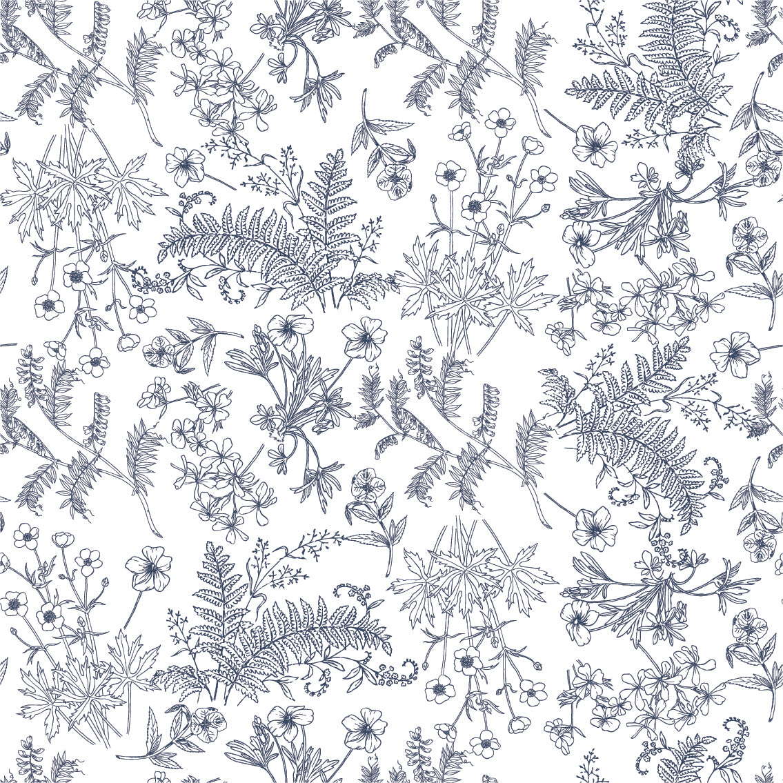 FLORAL PRINT PATTERN VECTOR ILLUSTRATION (26 DIFFERENT PATTERNS ILLUSTRATIONS)