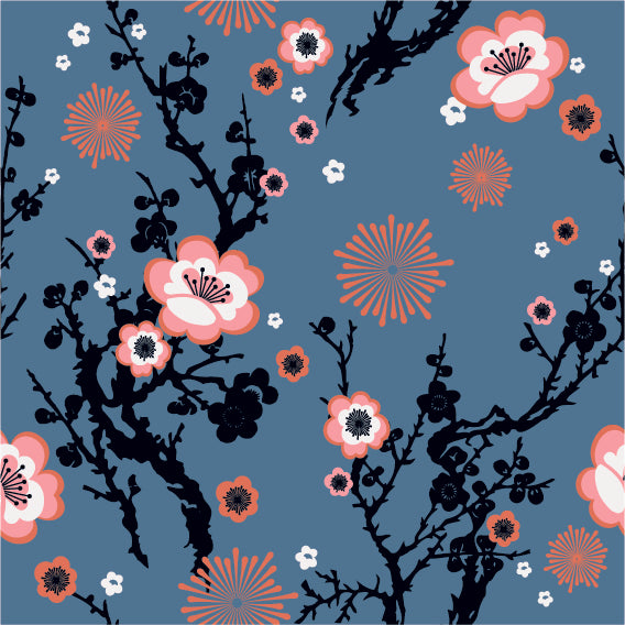 FLORAL PRINT PATTERN VECTOR ILLUSTRATION (26 DIFFERENT PATTERNS ILLUSTRATIONS)