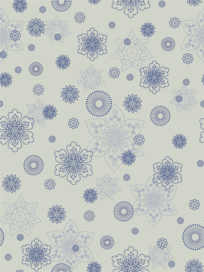 FLORAL PRINT PATTERN VECTOR ILLUSTRATION (26 DIFFERENT PATTERNS ILLUSTRATIONS)