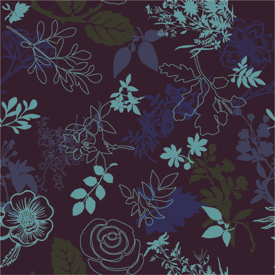 FLORAL PRINT PATTERN VECTOR ILLUSTRATION (26 DIFFERENT PATTERNS ILLUSTRATIONS)