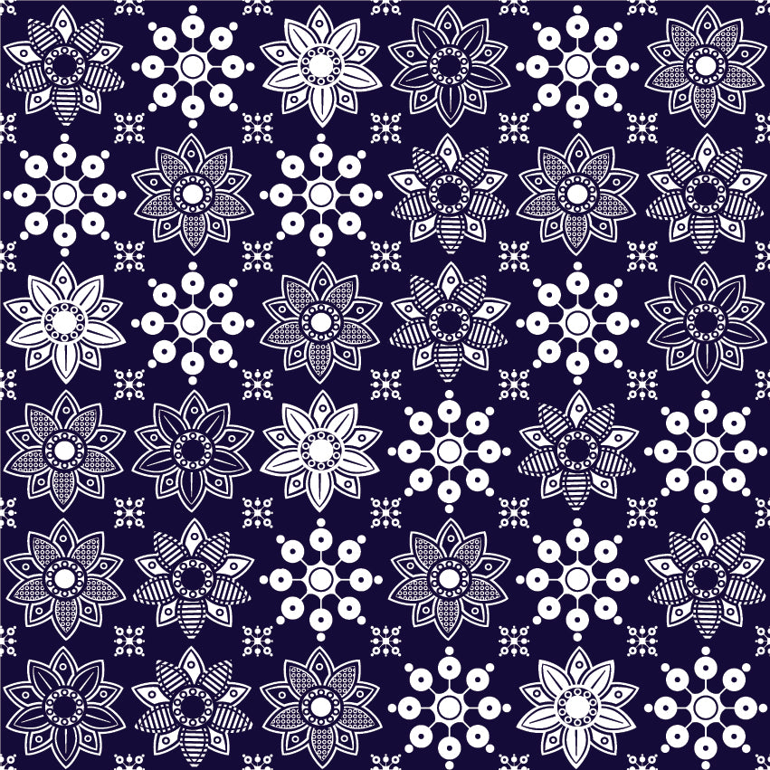 FLORAL PRINT PATTERN VECTOR ILLUSTRATION (26 DIFFERENT PATTERNS ILLUSTRATIONS)