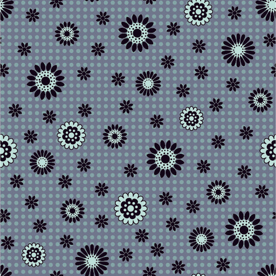 FLORAL PRINT PATTERN VECTOR ILLUSTRATION (26 DIFFERENT PATTERNS ILLUSTRATIONS)