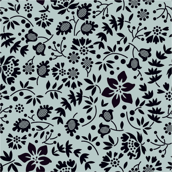 FLORAL PRINT PATTERN VECTOR ILLUSTRATION (26 DIFFERENT PATTERNS ILLUSTRATIONS)