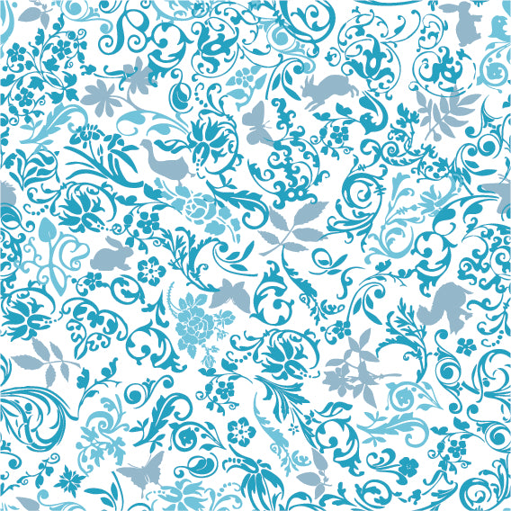 FLORAL PRINT PATTERN VECTOR ILLUSTRATION (47 DIFFERENT PATTERNS ILLUSTRATIONS)