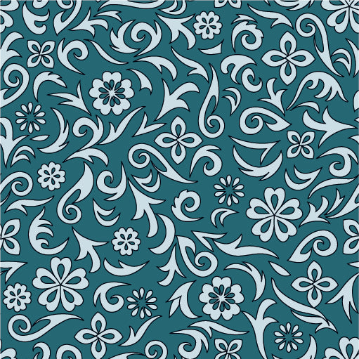 FLORAL PRINT PATTERN VECTOR ILLUSTRATION (47 DIFFERENT PATTERNS ILLUSTRATIONS)