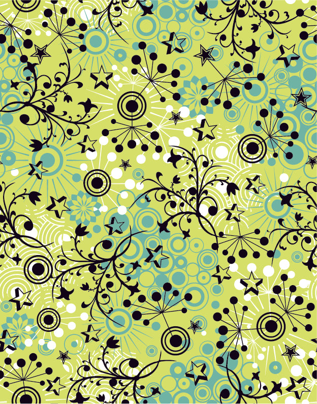 FLORAL PRINT PATTERN VECTOR ILLUSTRATION (47 DIFFERENT PATTERNS ILLUSTRATIONS)