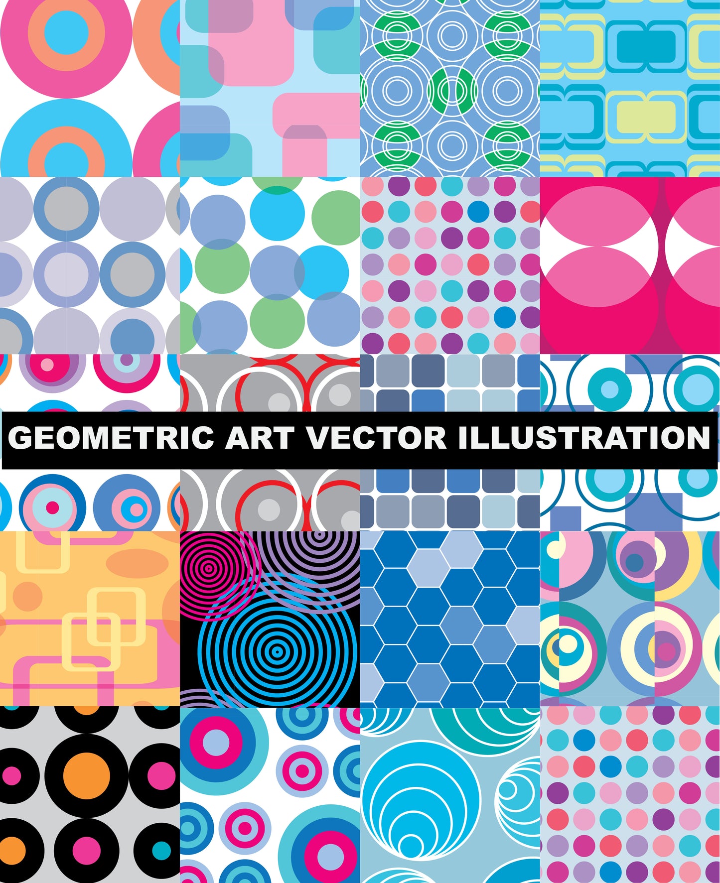 Geometric Art vector illustration