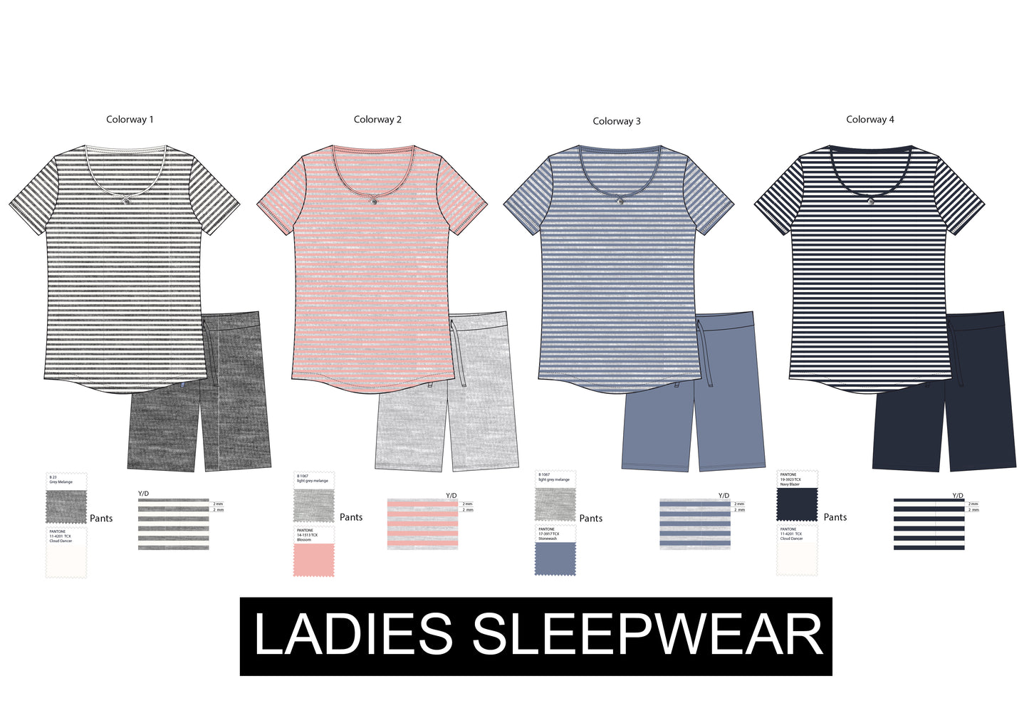 WOMEN'S SLEEPWEAR ILLUSTRATION