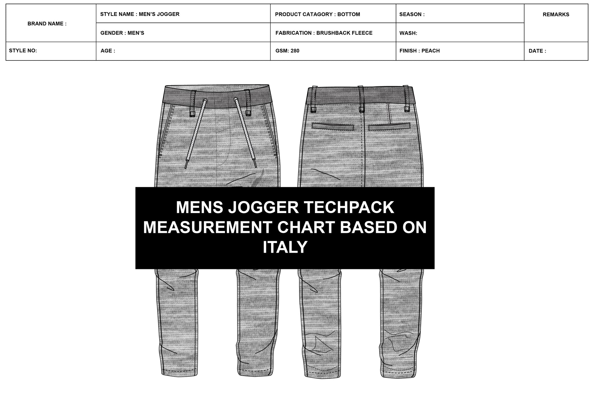 MEN'S JOGGER TECH PACK 