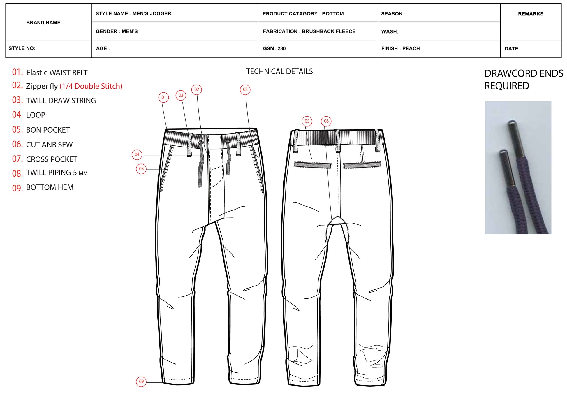 MEN'S JOGGER TECH PACK 