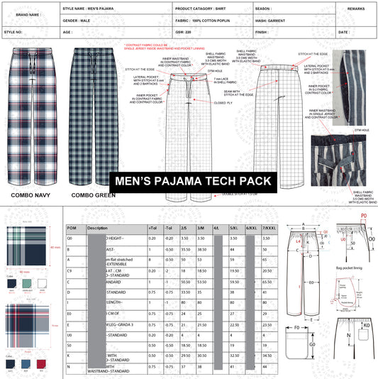 Men's Pajama Tech Pack