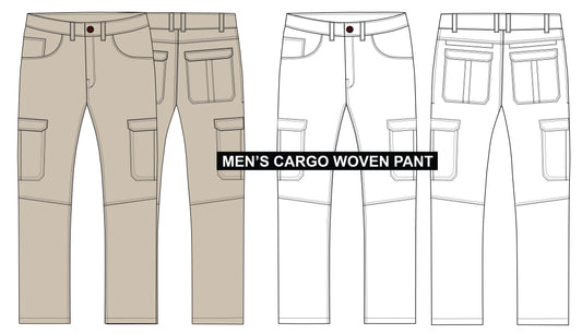 Men's Cargo Pant vector