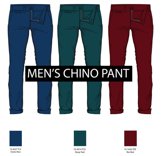 MEN'S CHINO PANTS ILLUSTRATION