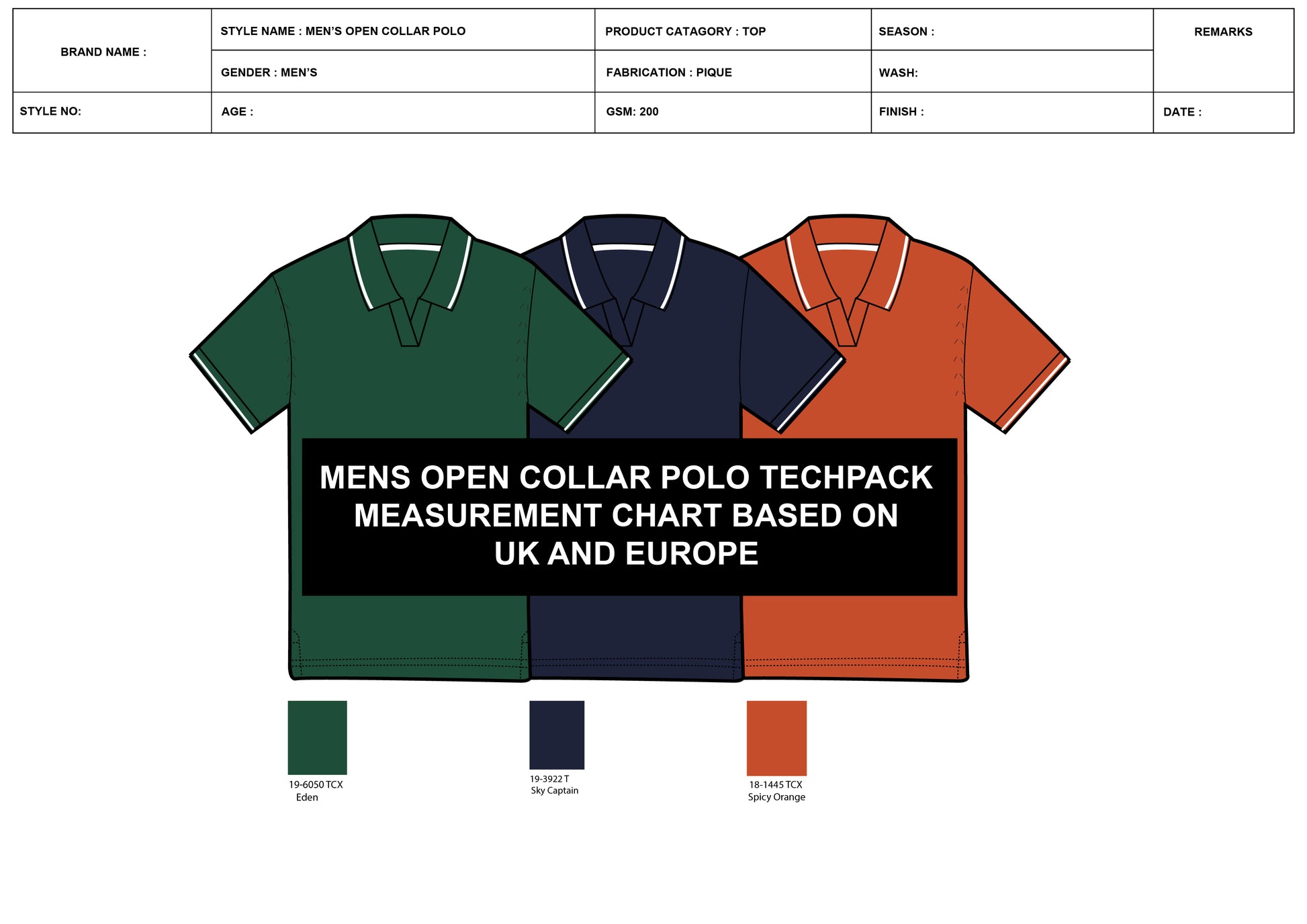  POLO SHIRT TECH PACK