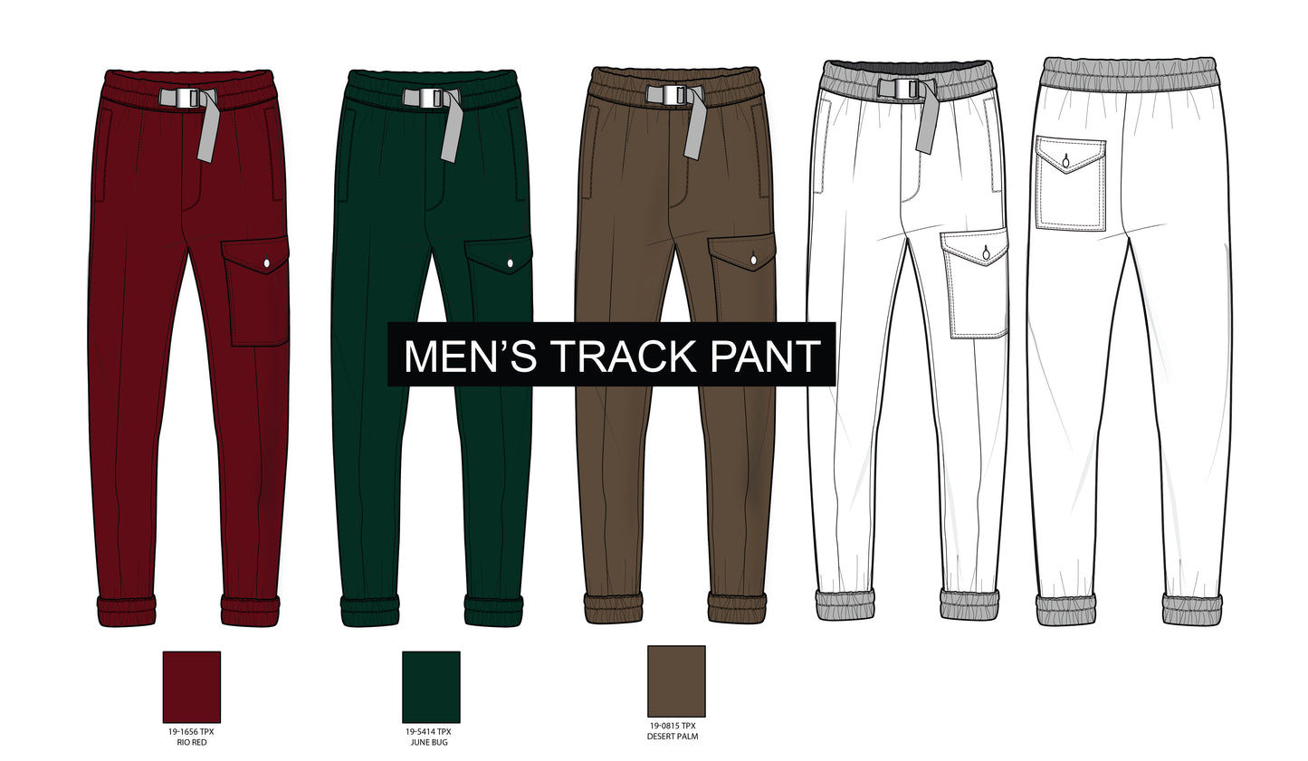 MEN'S JOGGER ILLUSTRATION