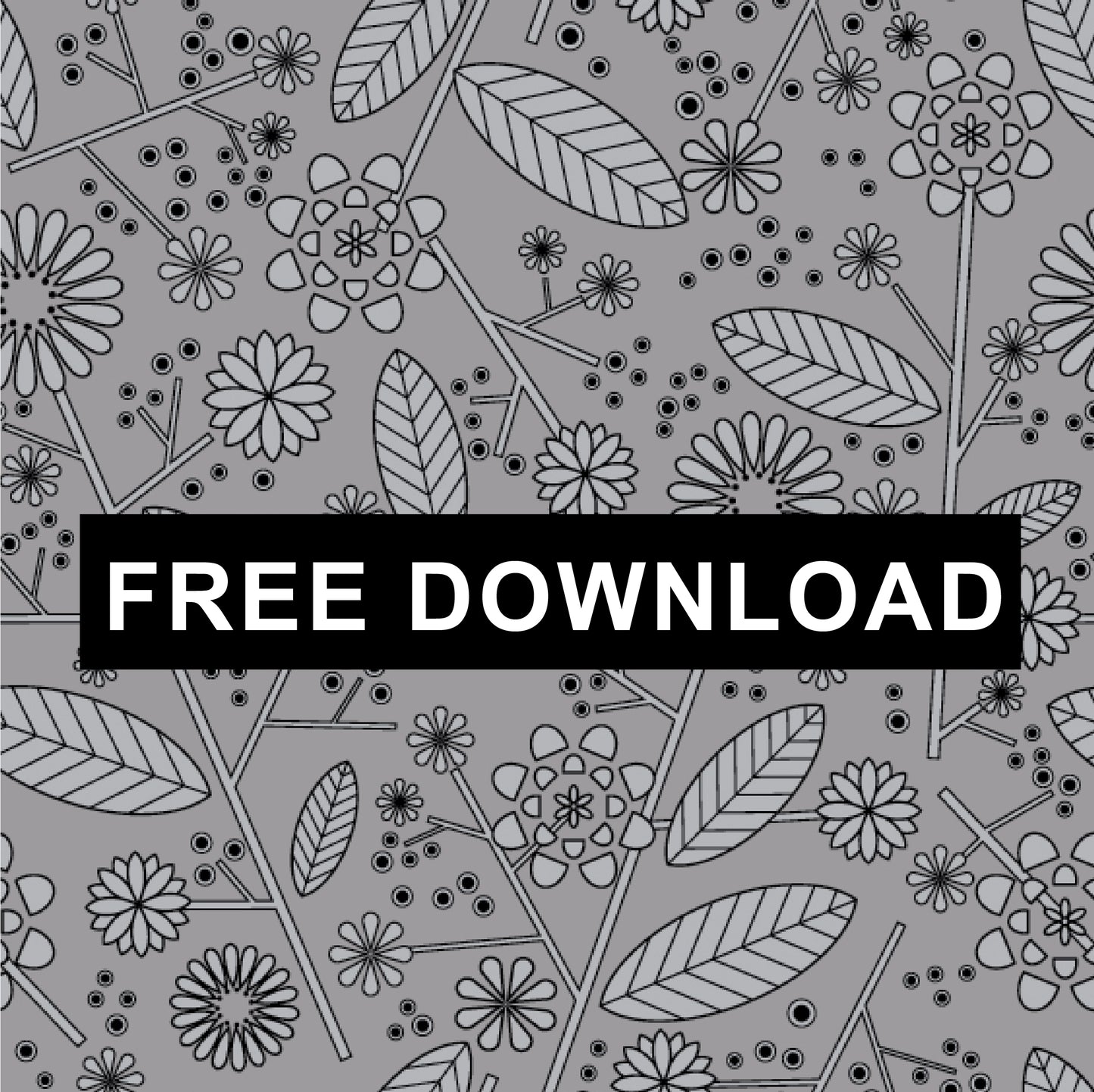 FREE Floral Pattern Illustrations