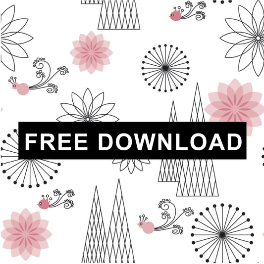 FREE Floral Pattern Illustrations