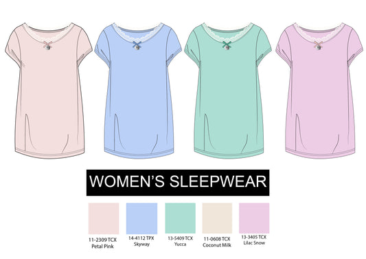 LADIES' SLEEPWEAR ILLUSTRATION