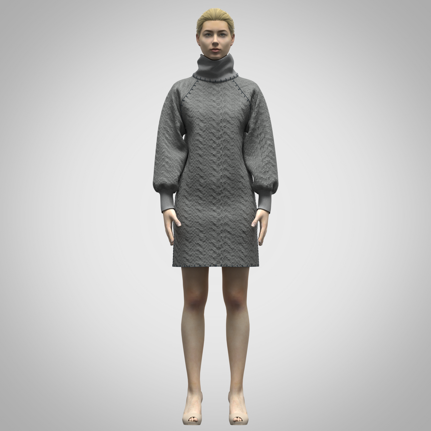 Women's Sweater 3d Rigged