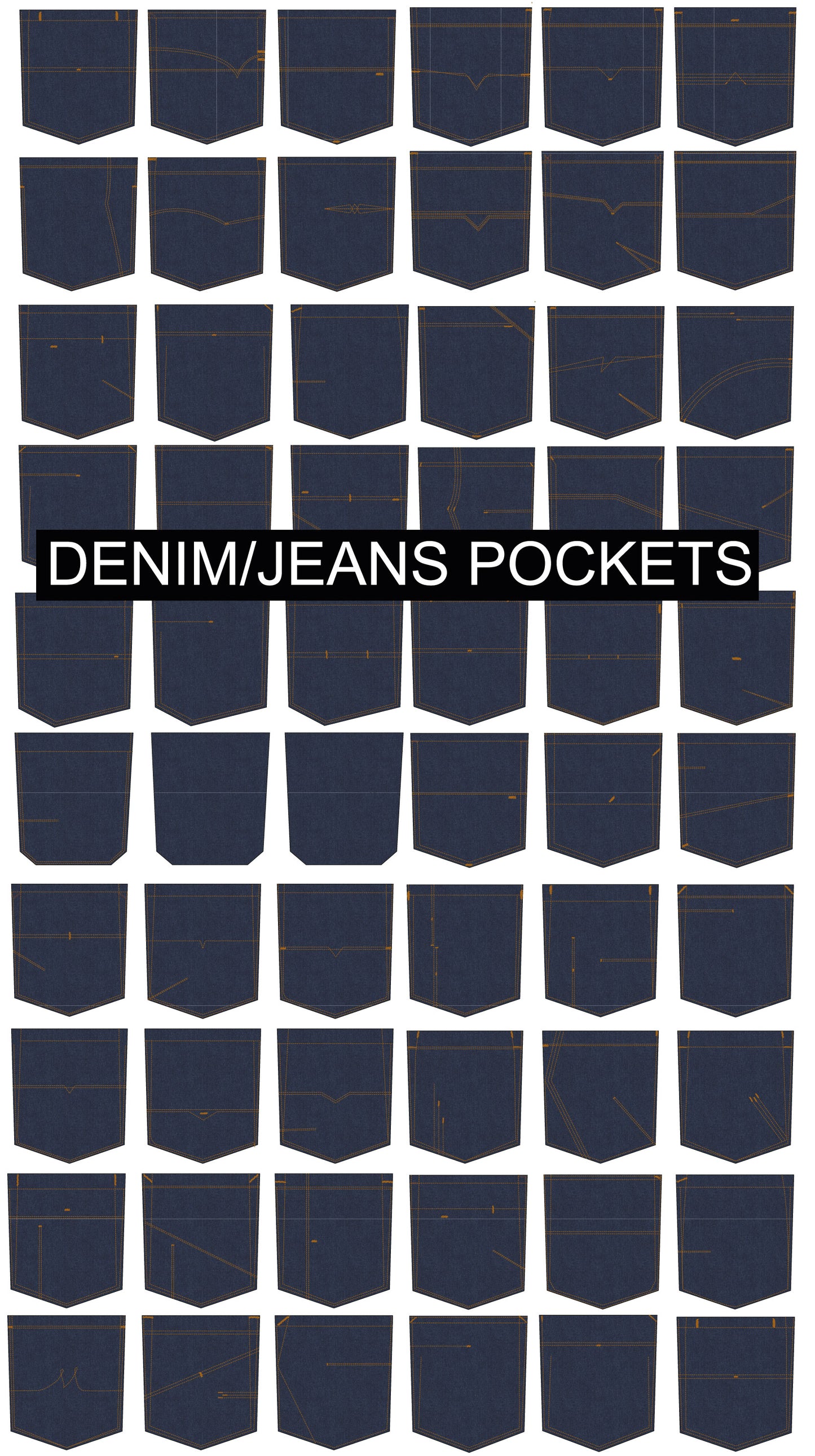 DENIM BACK POCKET ILLUSTRATION