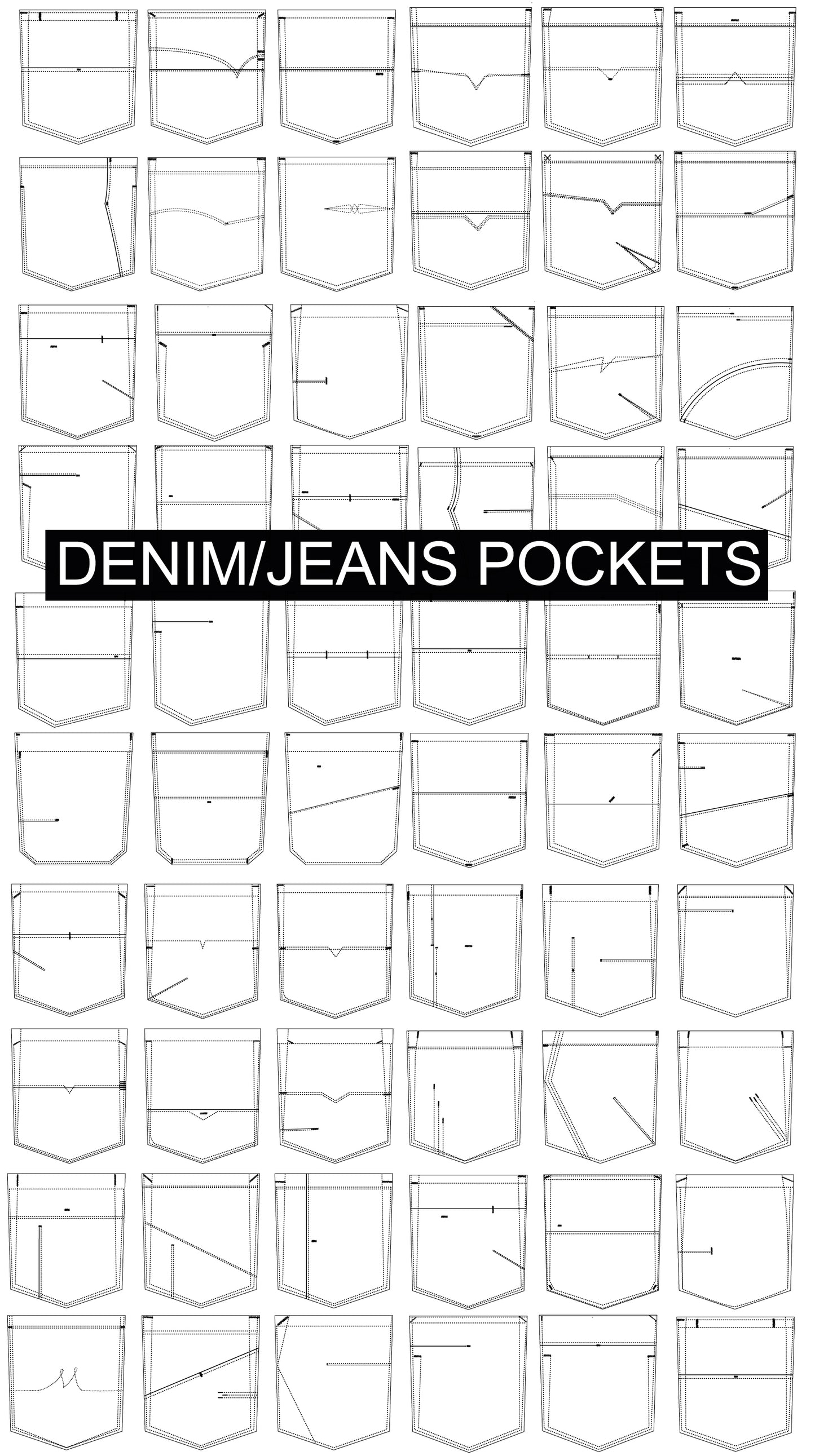 DENIM BACK POCKET ILLUSTRATION