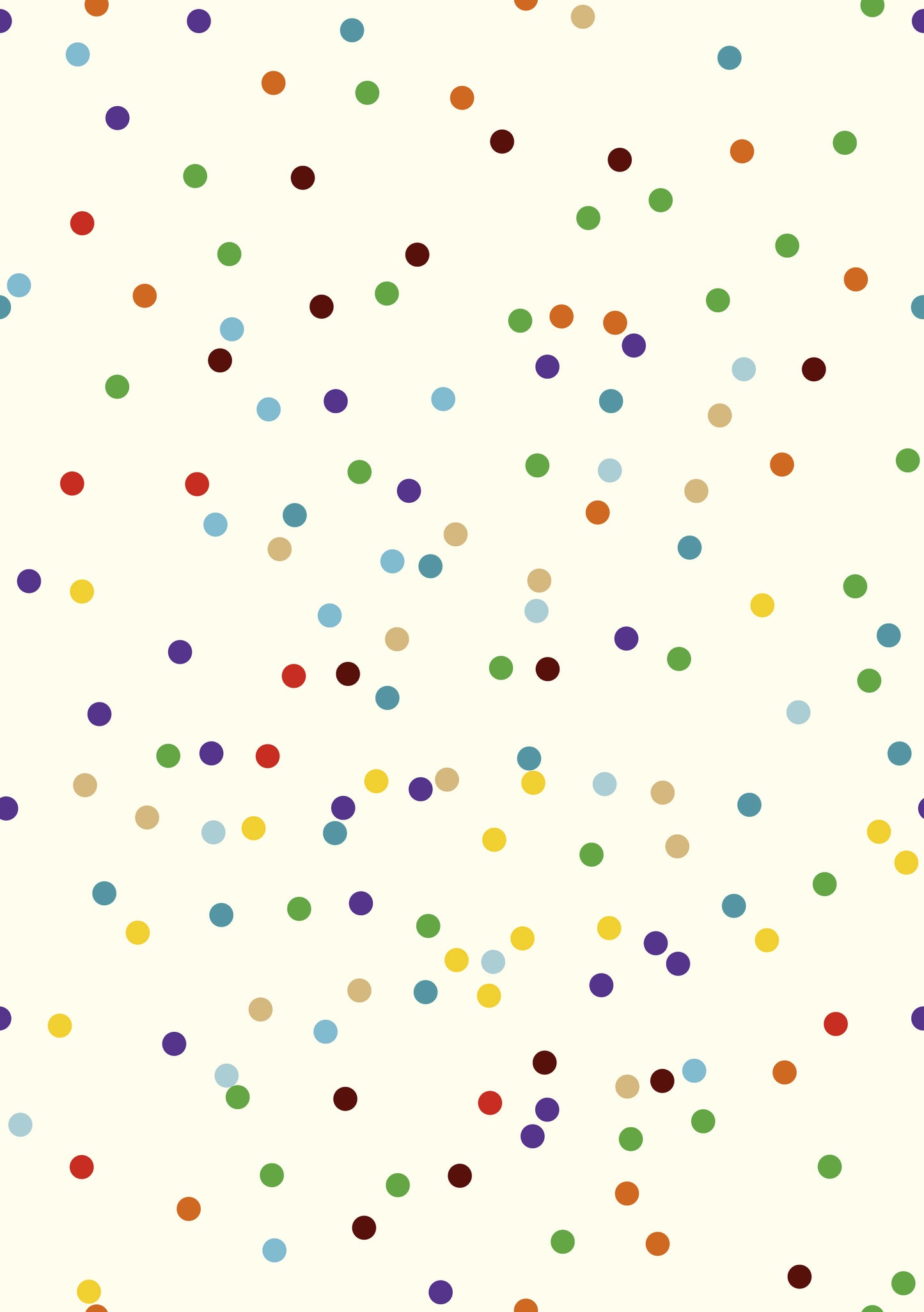 Polka dots pattern vector