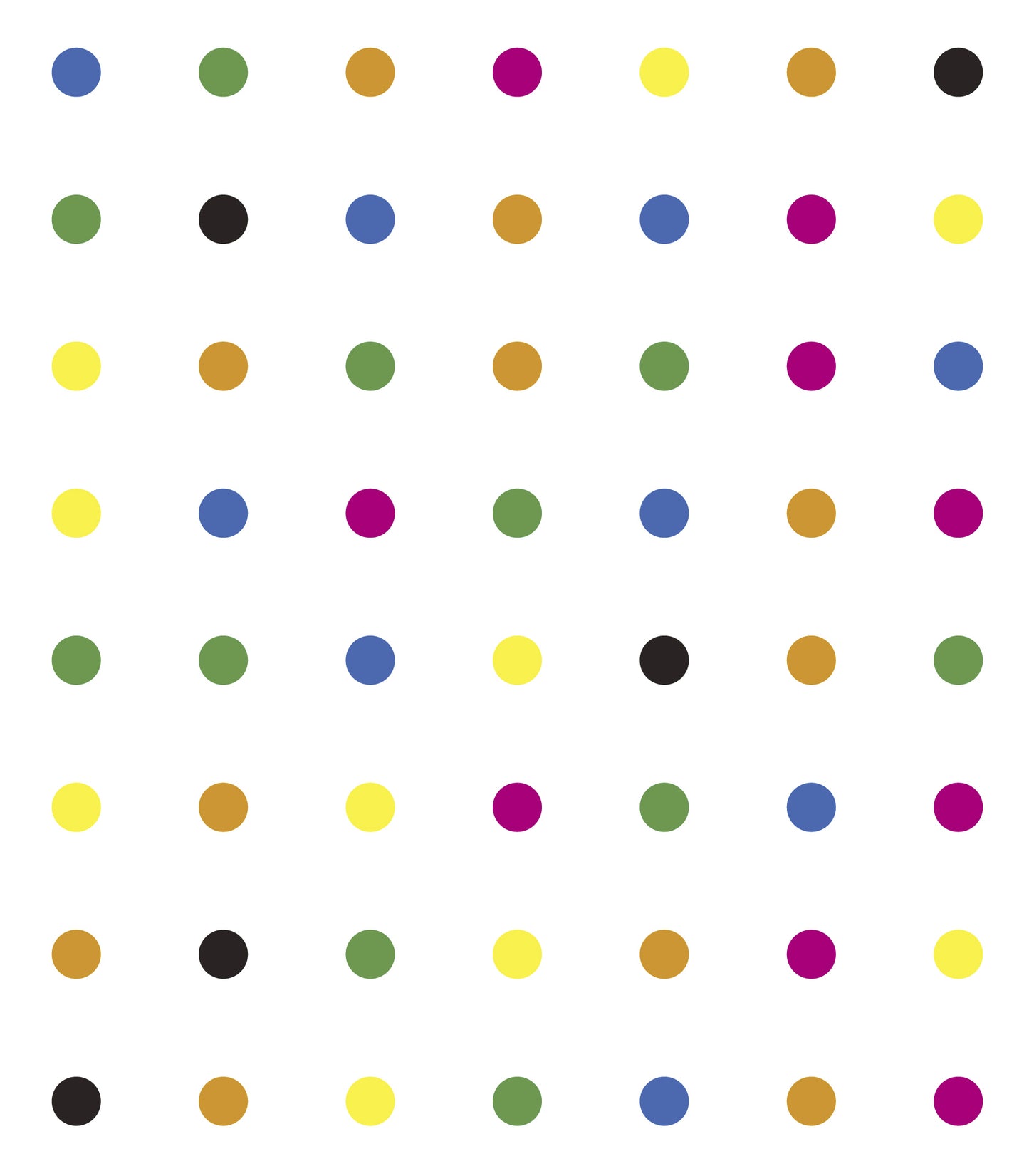 Polka dots pattern vector