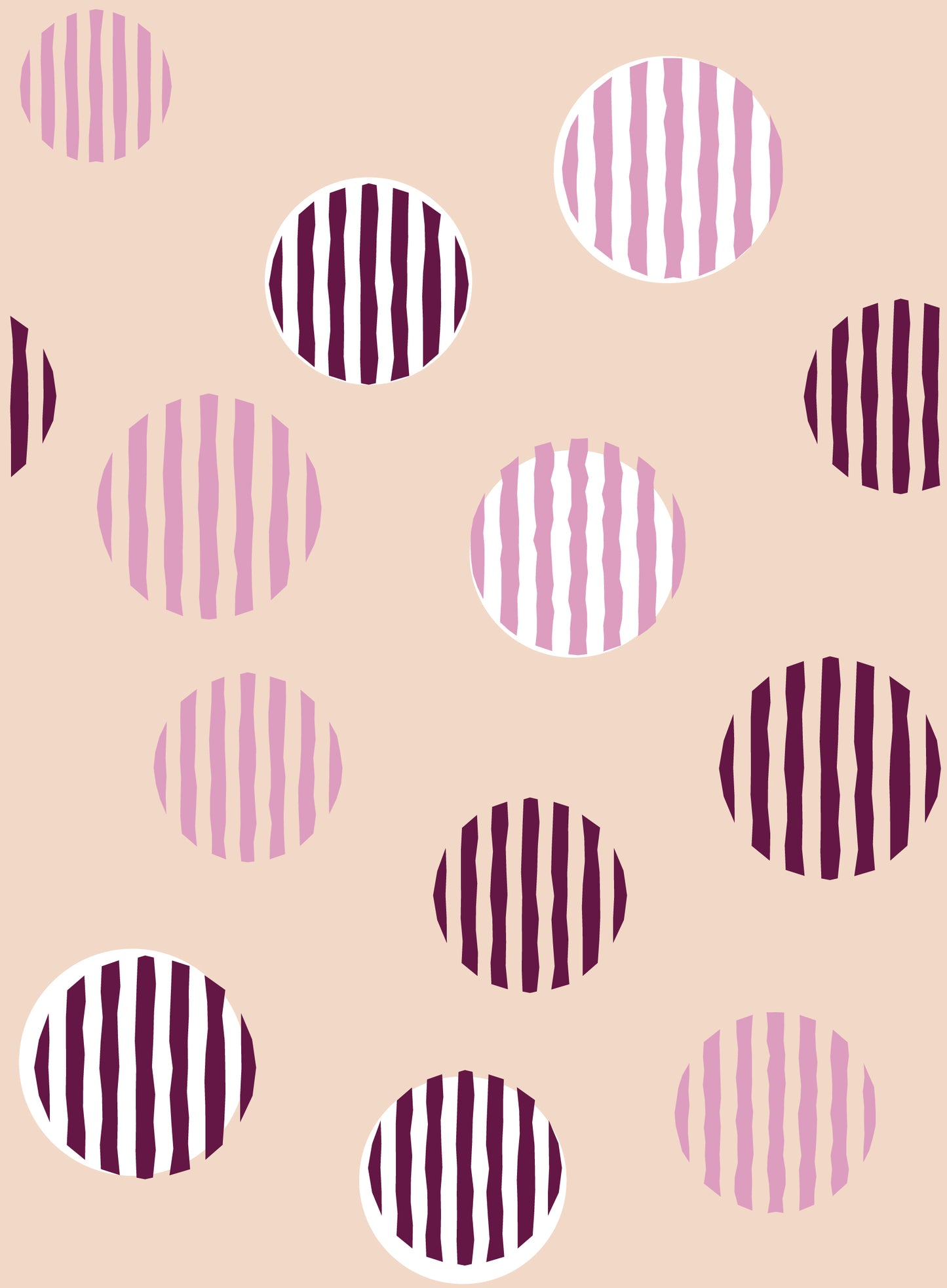 Polka dots pattern vector