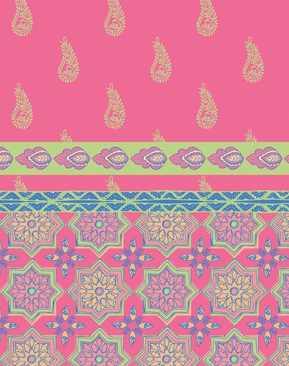 Ethnic Print Designs Illustration