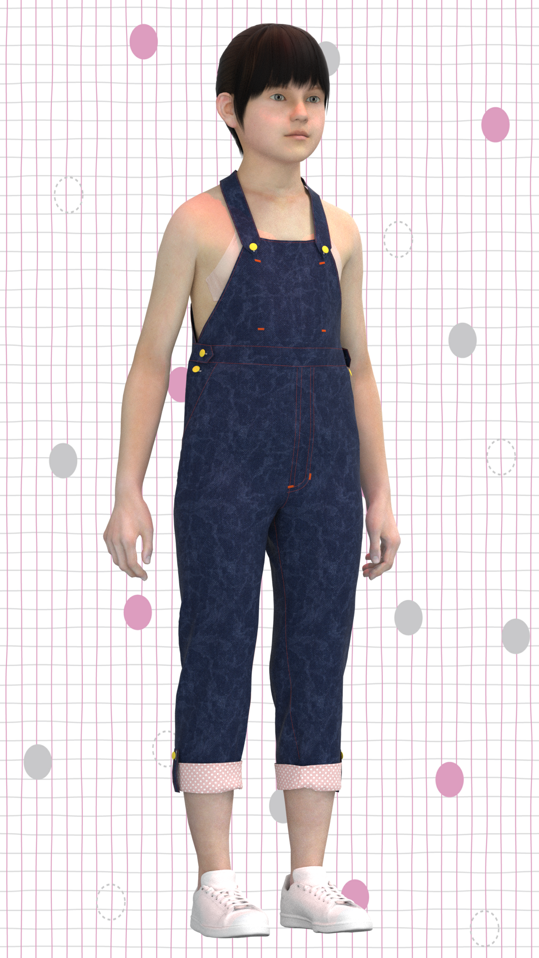 kid girls dungaree