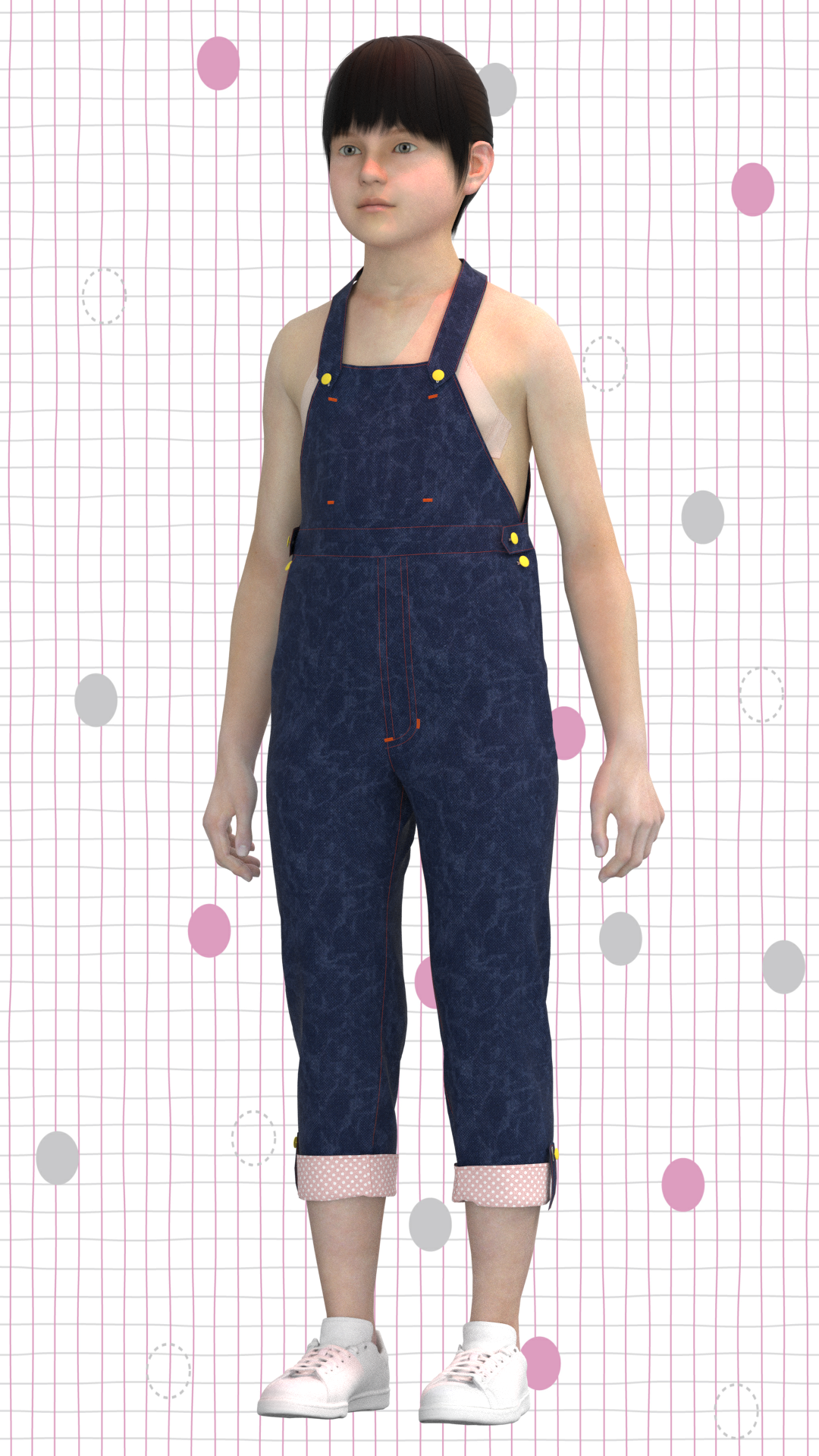 kid girls dungaree