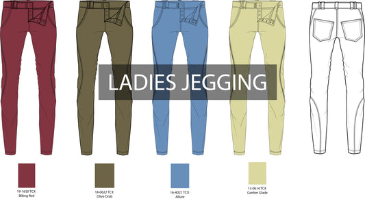 LADIES / WOMEN'S JEGGINGS ILLUSTRATION