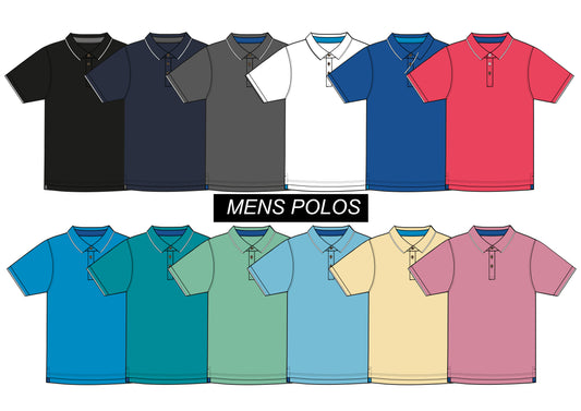 MEN'S POLO SHIRT ILLUSTRATION