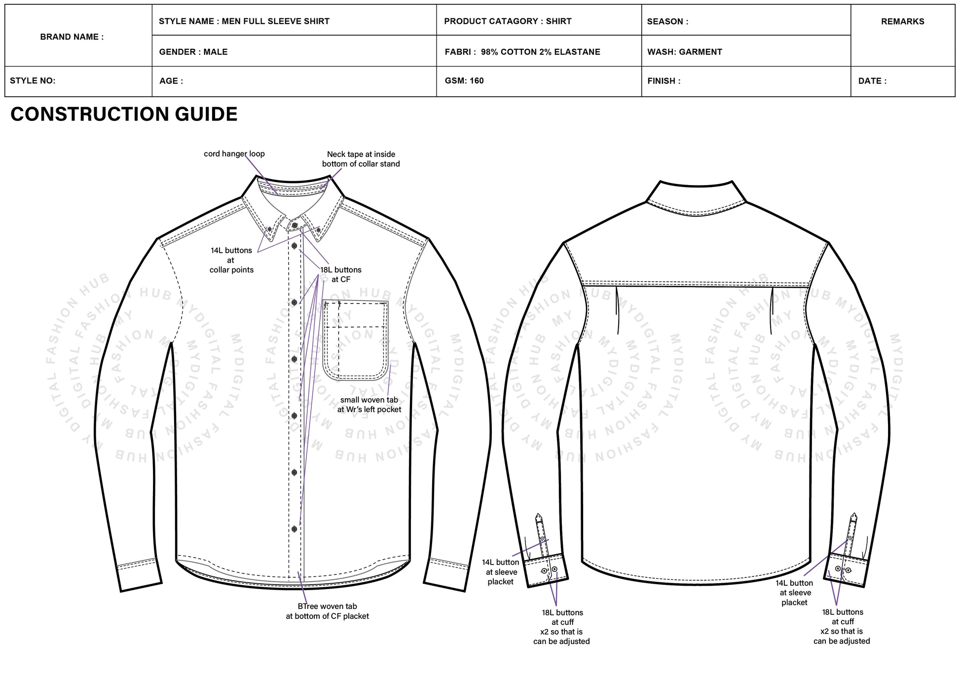 Men's Shirt Tech Pack