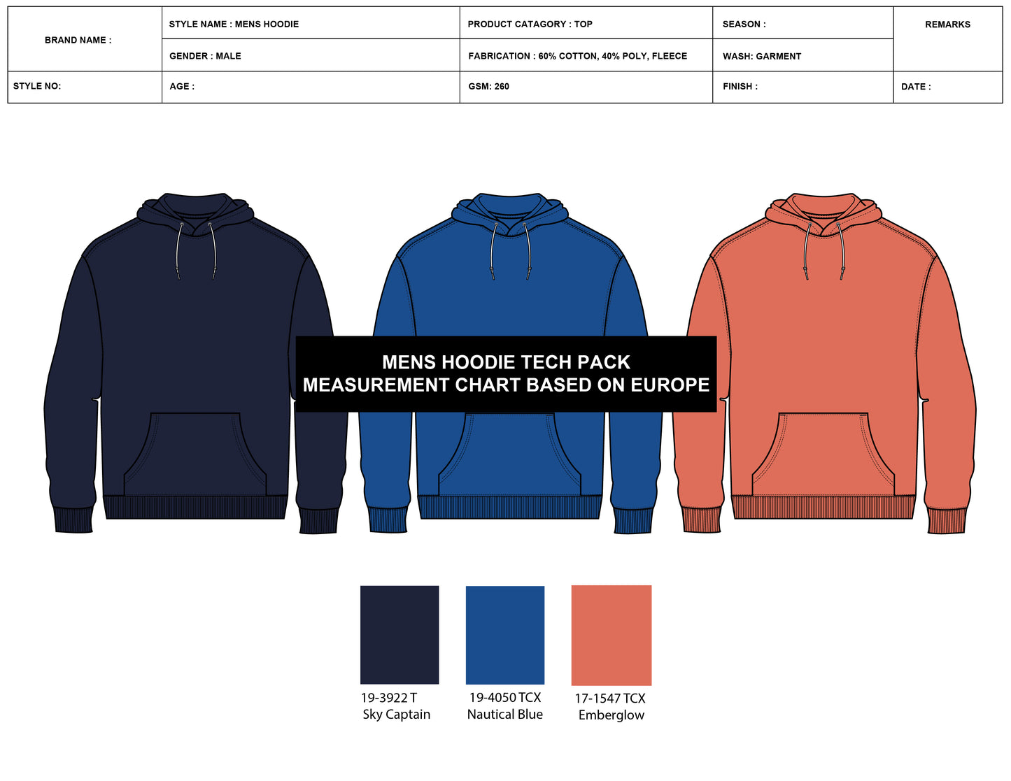 MEN'S HOODIE TECH PACK -GERMANY