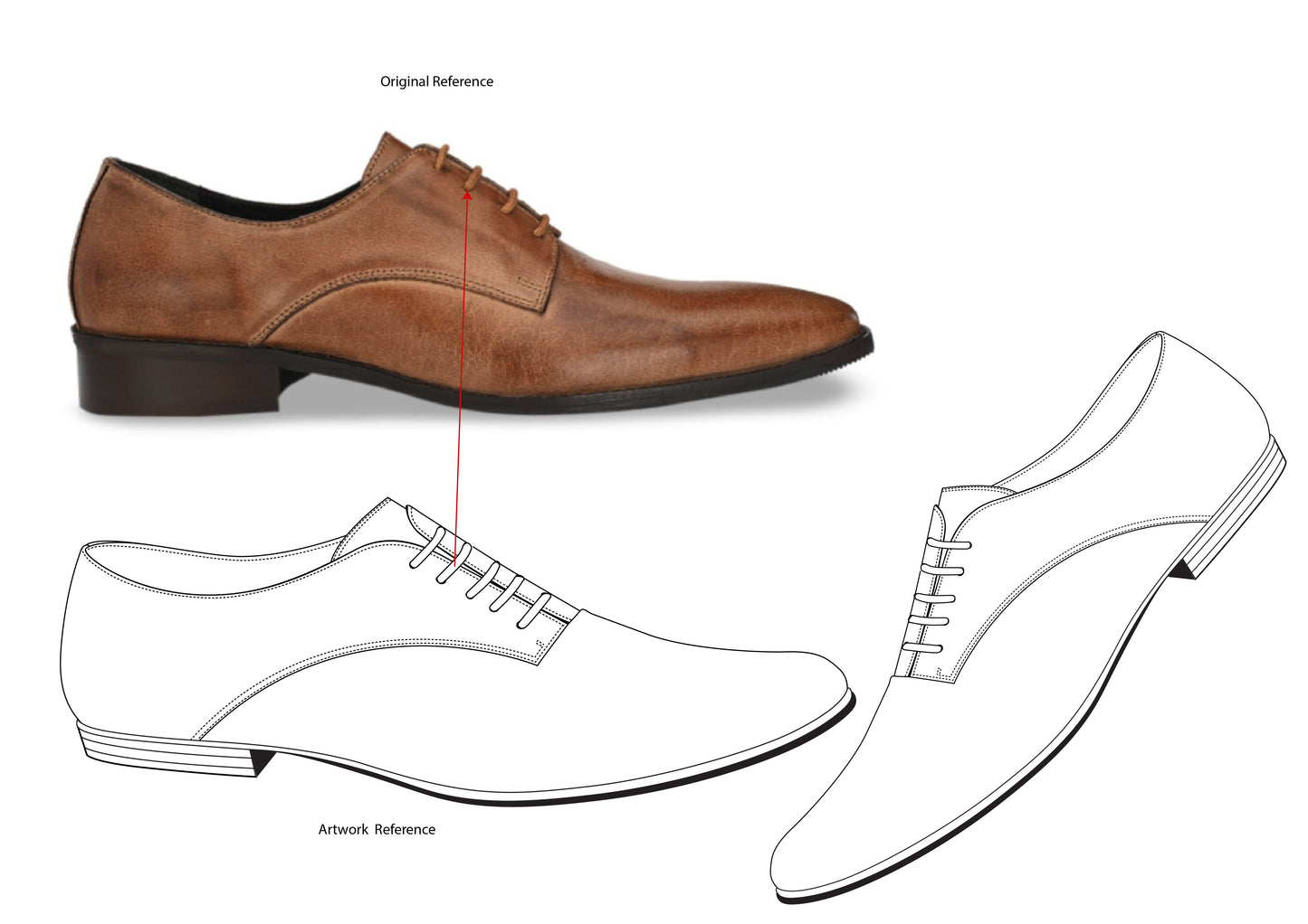 MEN'S SHOE ILLUSTRATION