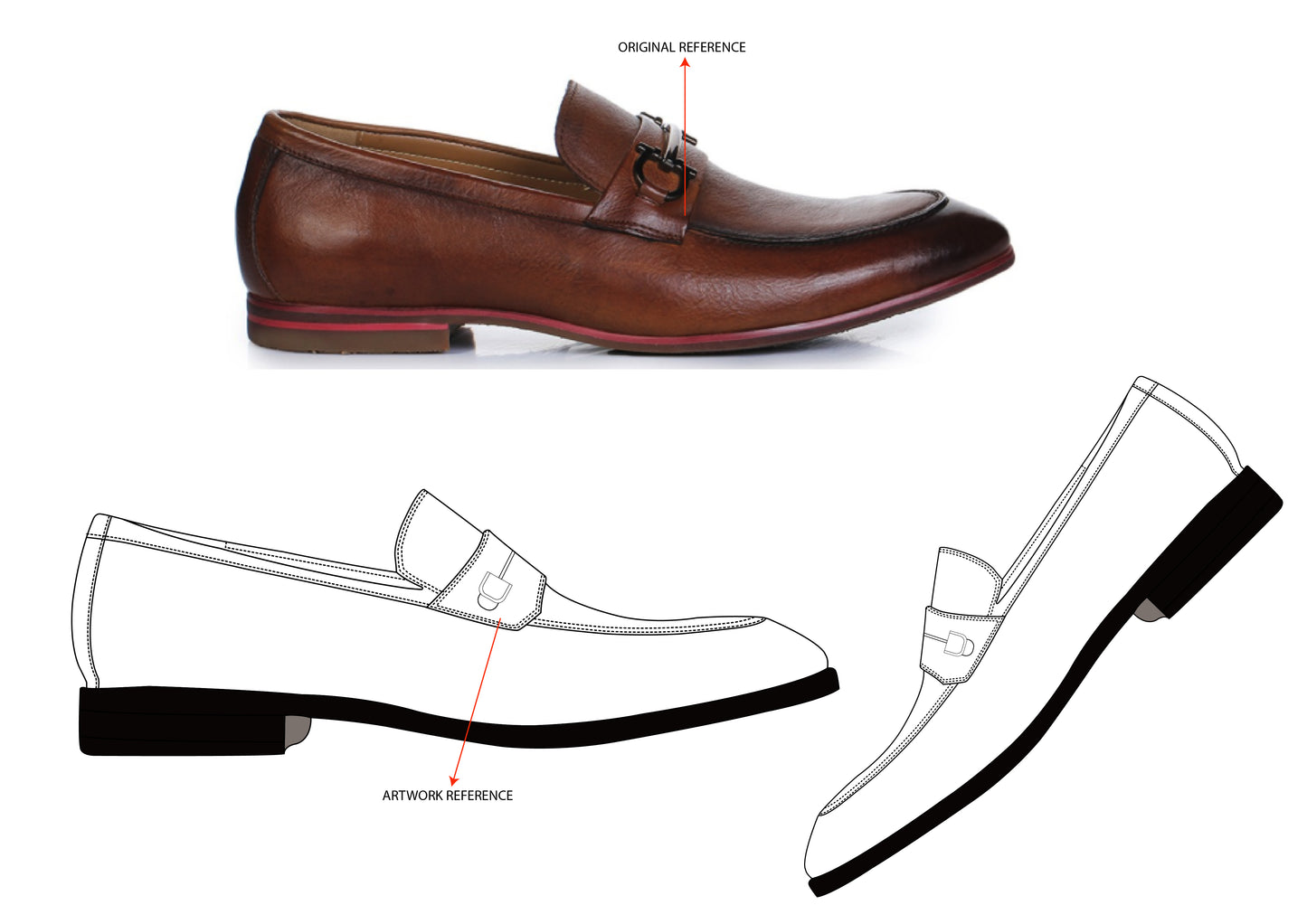 MEN'S SHOE ILLUSTRATION