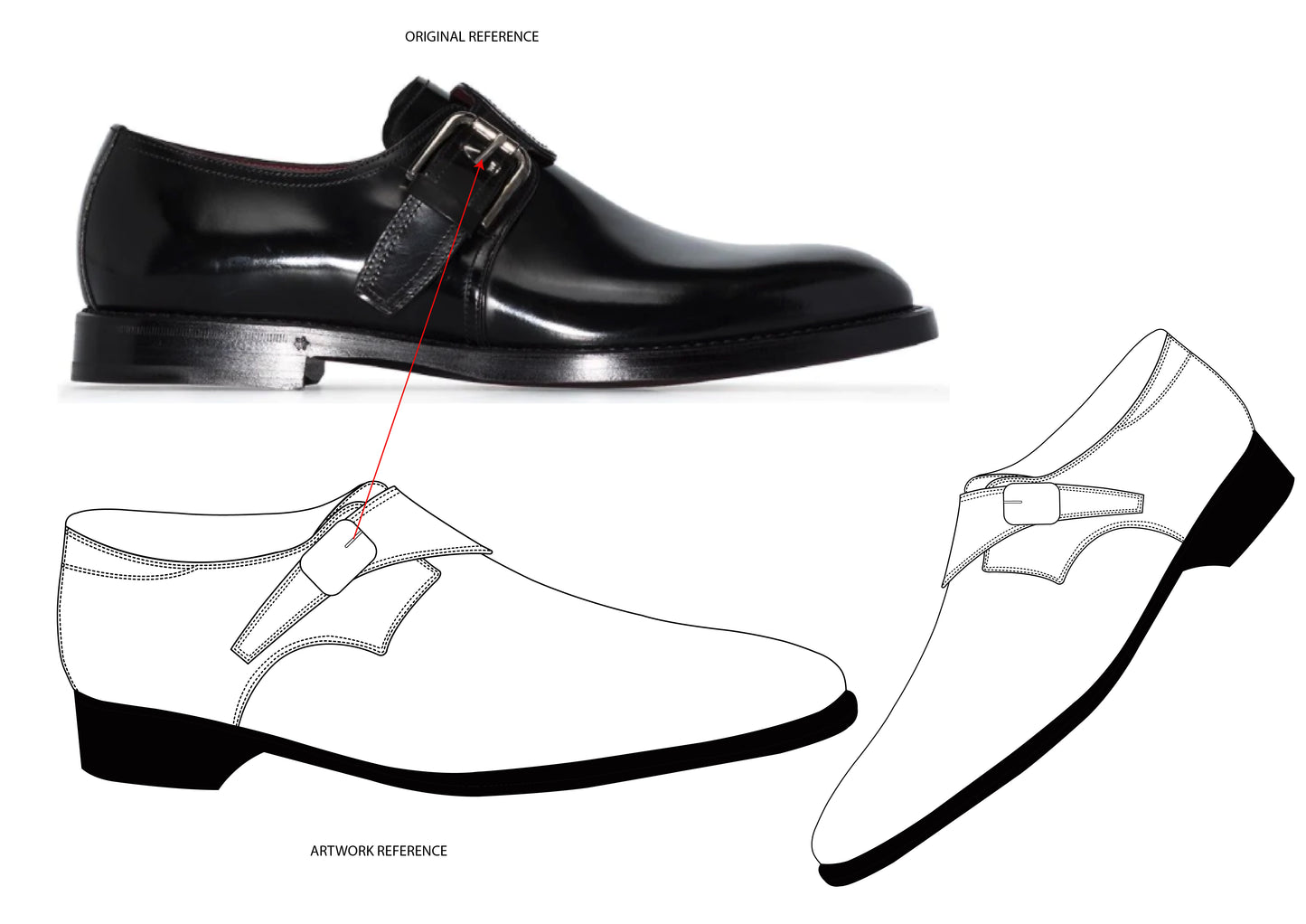 MEN'S SHOE ILLUSTRATION