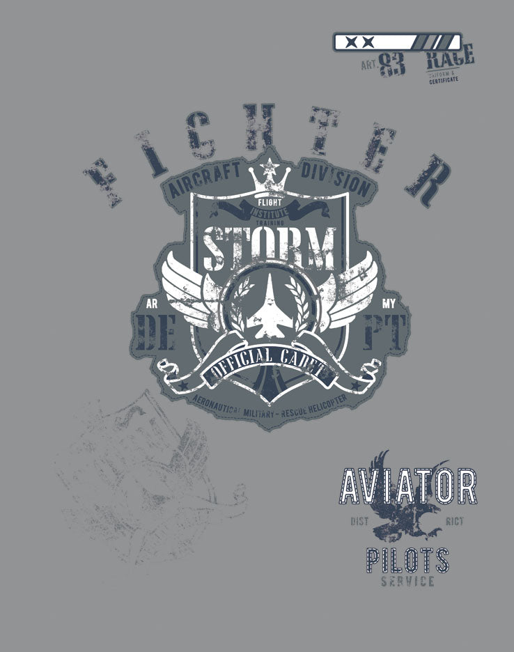 AVIATION, HELICOPTER, AIRBASE TYPOGRAPHY ILLUSTRATION (TOTAL 11 ARTWORKS)