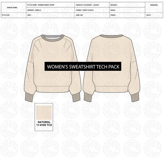 Women's Sweatshirt Tech Pack