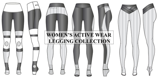 Women's Sport Legging Illustration