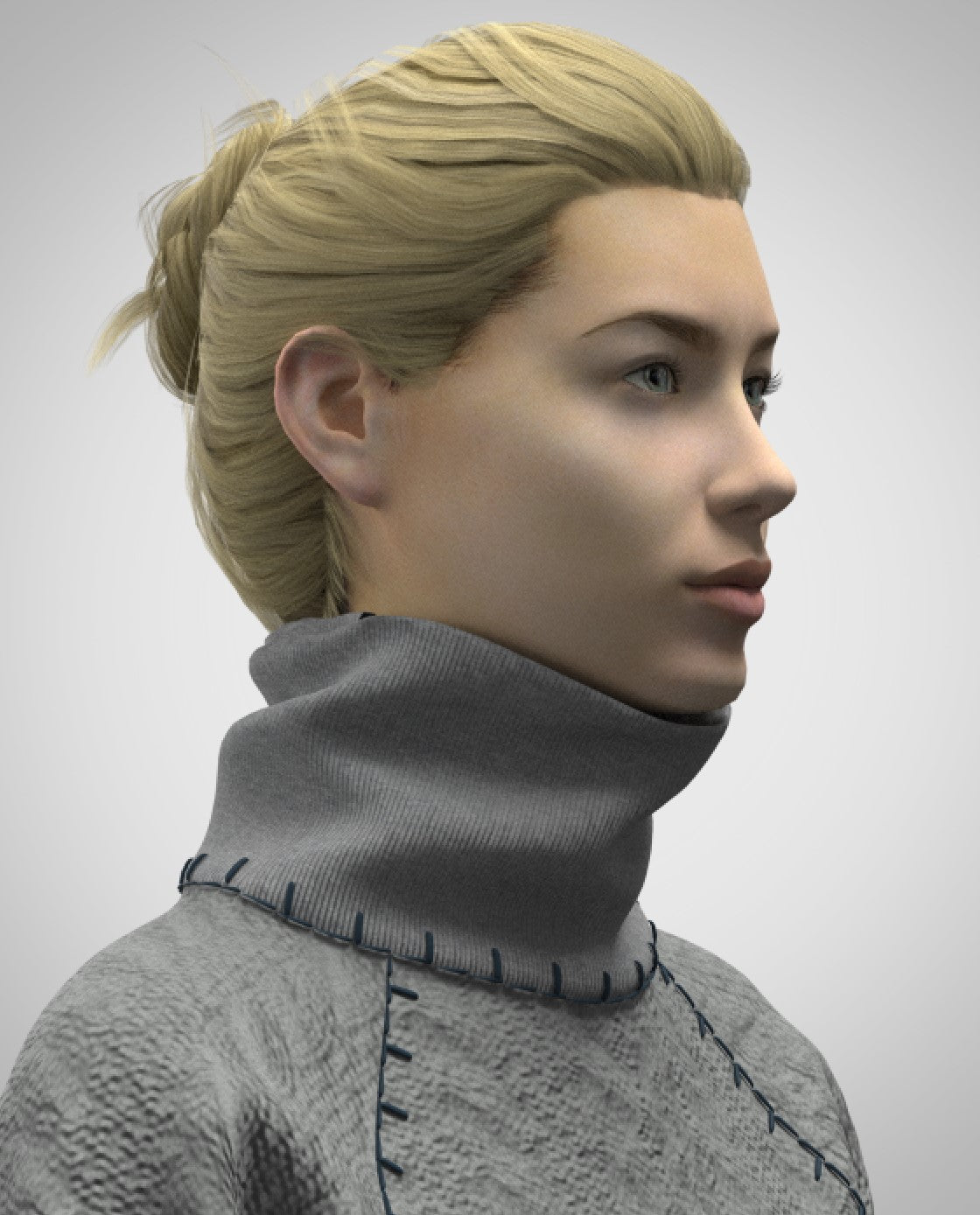 Women's Sweater 3d Rigged