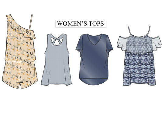 WOMEN'S TOP ILLUSTRATION