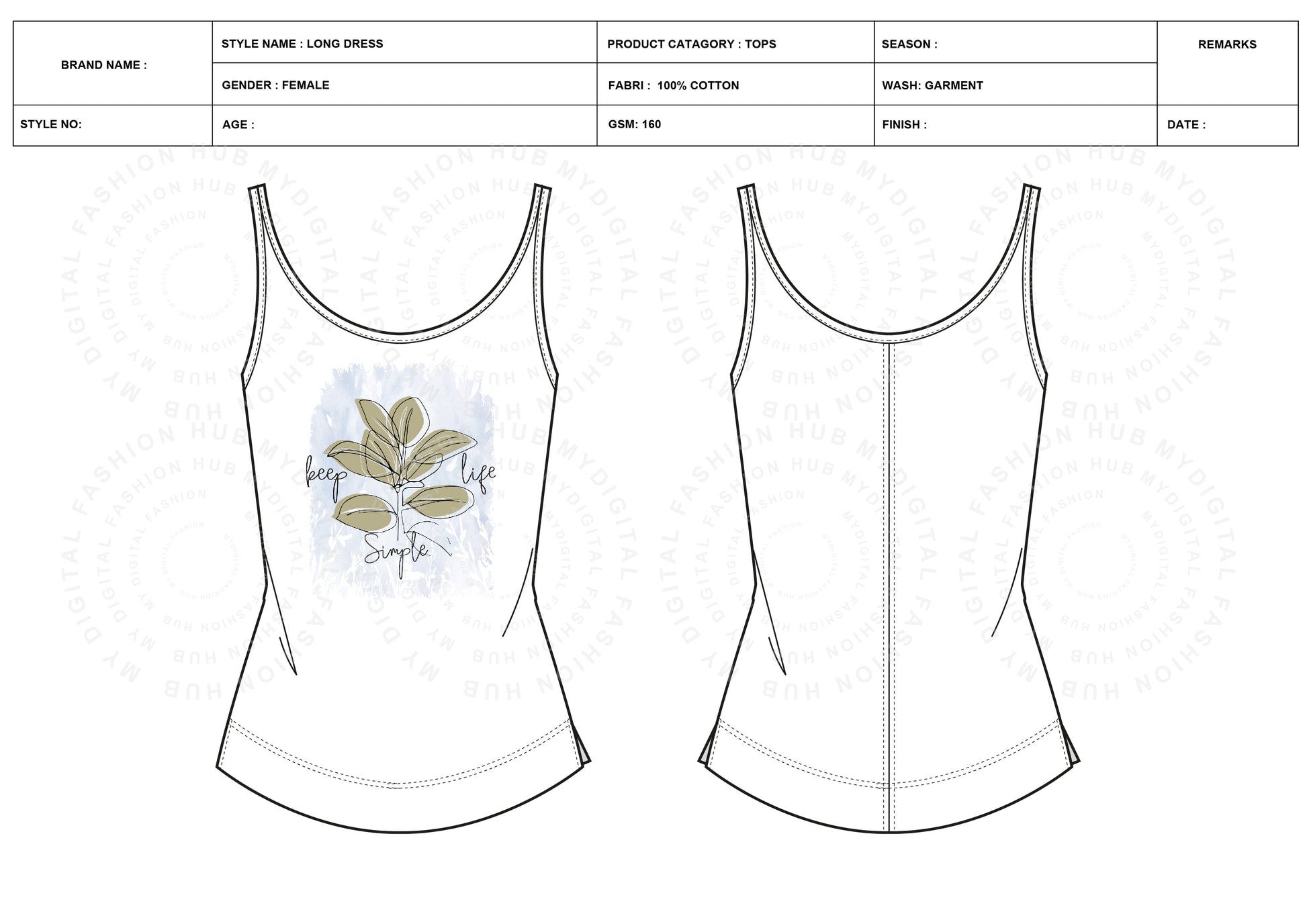 Women's Tank top Tech Pack